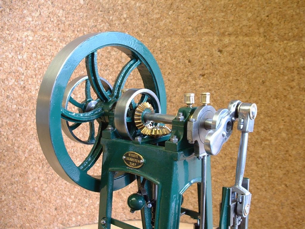 Deatil of the Norder Steam Engine model of Chadwick Vertical